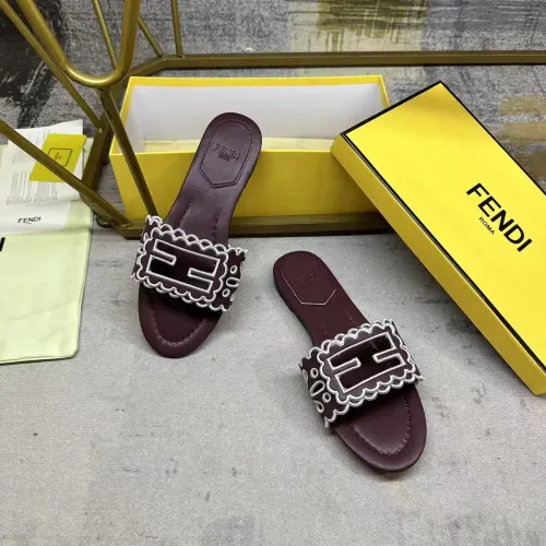 Replica Fendi Slippers For Women #1453726 $88.00 USD for Wholesale
