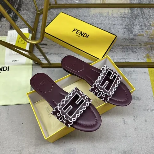 Replica Fendi Slippers For Women #1453726 $88.00 USD for Wholesale
