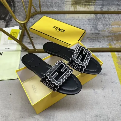 Replica Fendi Slippers For Women #1453727 $88.00 USD for Wholesale