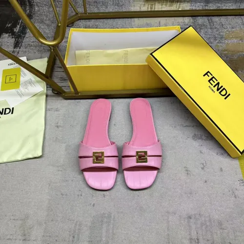 Replica Fendi Slippers For Women #1453728 $85.00 USD for Wholesale