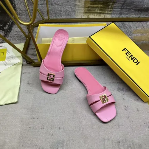 Replica Fendi Slippers For Women #1453728 $85.00 USD for Wholesale