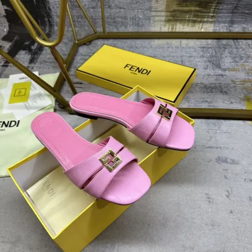 Replica Fendi Slippers For Women #1453728 $85.00 USD for Wholesale