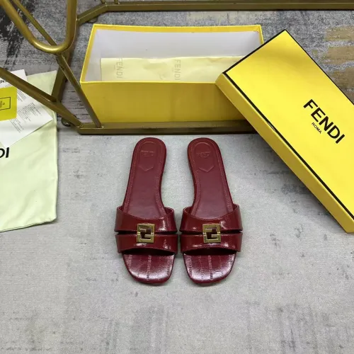 Replica Fendi Slippers For Women #1453730 $85.00 USD for Wholesale
