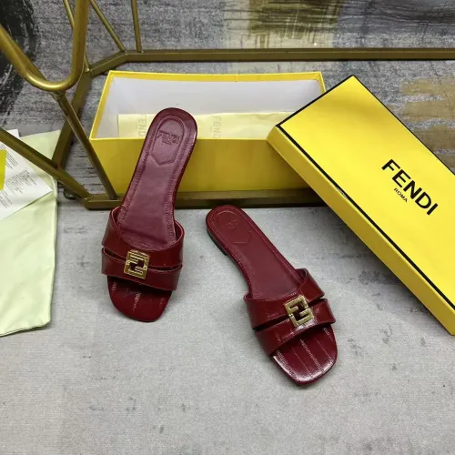 Replica Fendi Slippers For Women #1453730 $85.00 USD for Wholesale