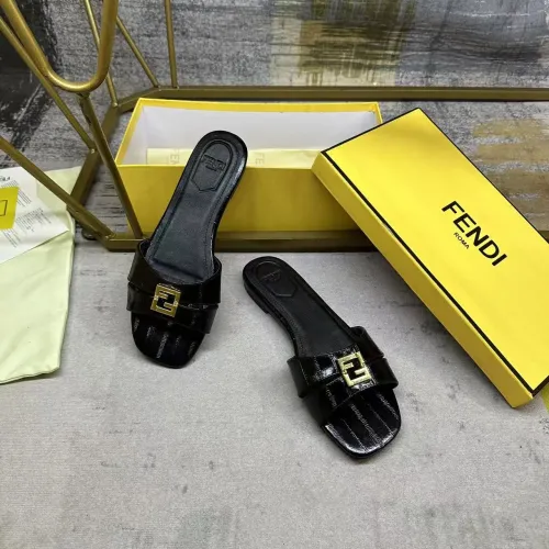Replica Fendi Slippers For Women #1453731 $85.00 USD for Wholesale