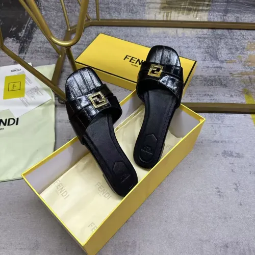 Replica Fendi Slippers For Women #1453731 $85.00 USD for Wholesale