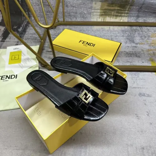 Replica Fendi Slippers For Women #1453731 $85.00 USD for Wholesale
