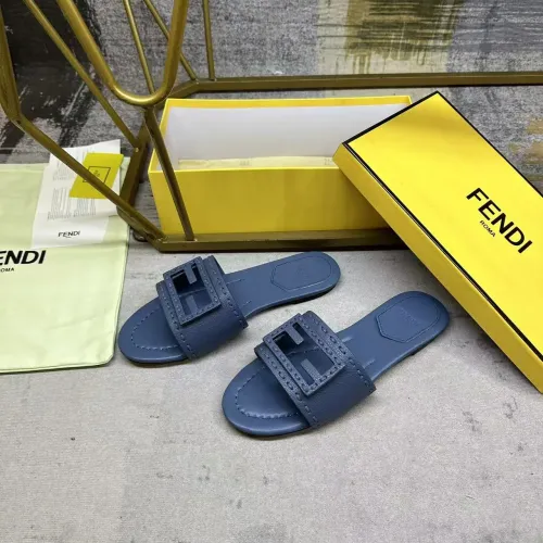 Replica Fendi Slippers For Women #1453738 $85.00 USD for Wholesale