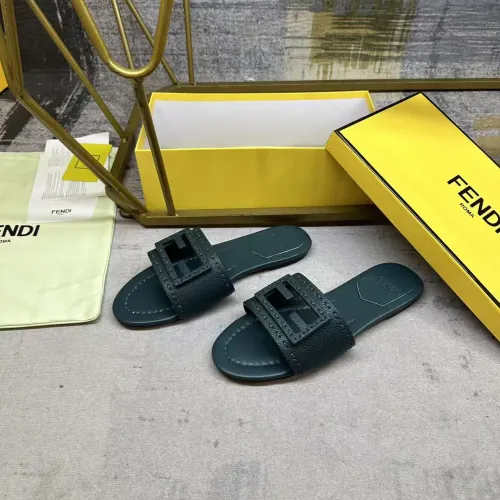 Replica Fendi Slippers For Women #1453739 $85.00 USD for Wholesale