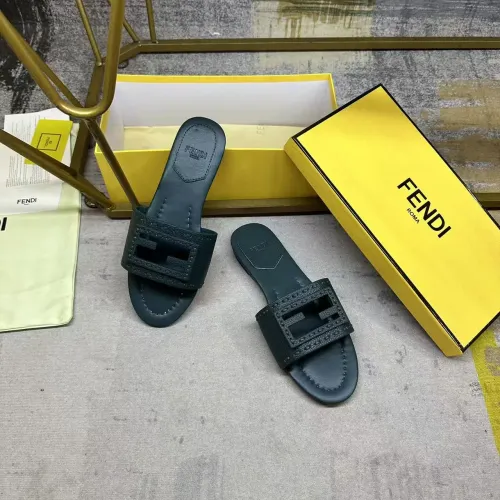 Replica Fendi Slippers For Women #1453739 $85.00 USD for Wholesale
