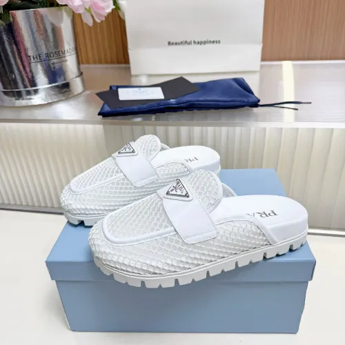 Wholesale Prada Slippers For Women #1453770 $98.00 USD, Wholesale Quality Replica Prada Slippers