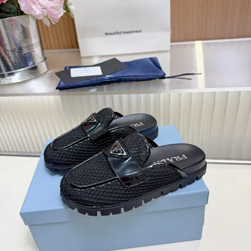 Wholesale Prada Slippers For Women #1453772 $98.00 USD, Wholesale Quality Replica Prada Slippers