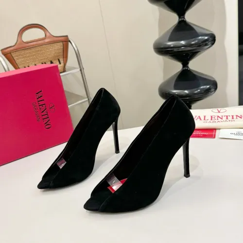 Replica Valentino High-Heeled Shoes For Women #1453786 $112.00 USD for Wholesale