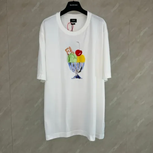 Wholesale Fendi T-Shirts Short Sleeved For Unisex #1453800 $45.00 USD, Wholesale Quality Replica Fendi T-Shirts