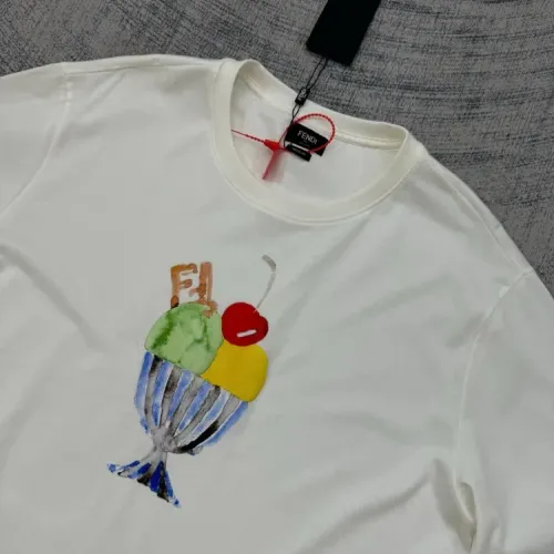 Replica Fendi T-Shirts Short Sleeved For Unisex #1453800 $45.00 USD for Wholesale