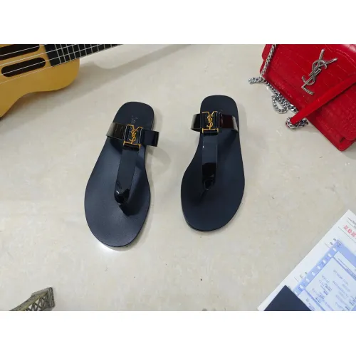 Wholesale Yves Saint Laurent YSL Slippers For Women #1453805 $98.00 USD, Wholesale Quality Replica Yves Saint Laurent YSL Slippers