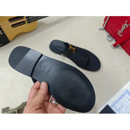 Replica Yves Saint Laurent YSL Slippers For Women #1453805 $98.00 USD for Wholesale