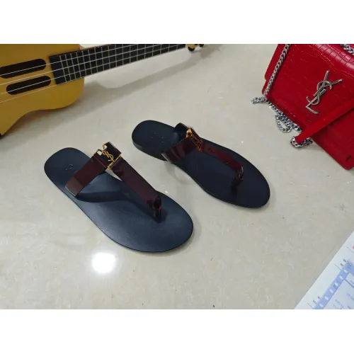 Replica Yves Saint Laurent YSL Slippers For Women #1453806 $98.00 USD for Wholesale