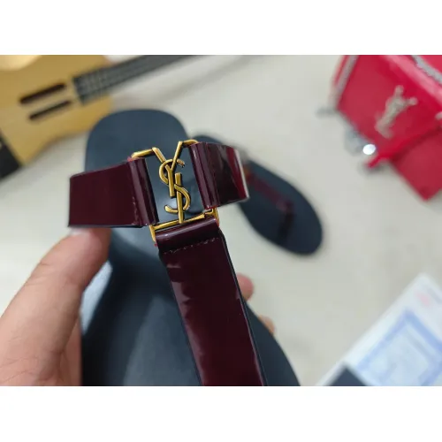 Replica Yves Saint Laurent YSL Slippers For Women #1453806 $98.00 USD for Wholesale