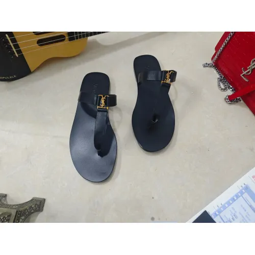 Replica Yves Saint Laurent YSL Slippers For Women #1453808 $98.00 USD for Wholesale