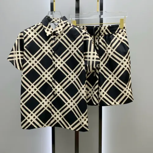 Wholesale Burberry Tracksuits Short Sleeved For Men #1453827 $52.00 USD, Wholesale Quality Replica Burberry Tracksuits