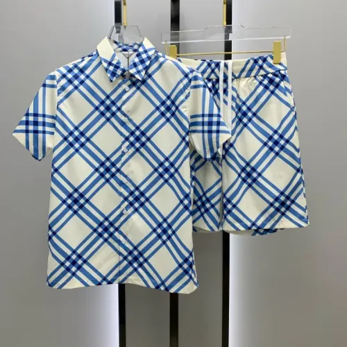 Wholesale Burberry Tracksuits Short Sleeved For Men #1453829 $52.00 USD, Wholesale Quality Replica Burberry Tracksuits