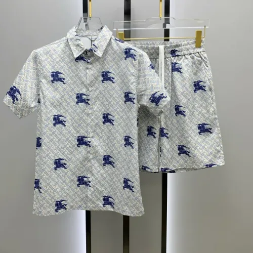 Wholesale Burberry Tracksuits Short Sleeved For Men #1453836 $52.00 USD, Wholesale Quality Replica Burberry Tracksuits