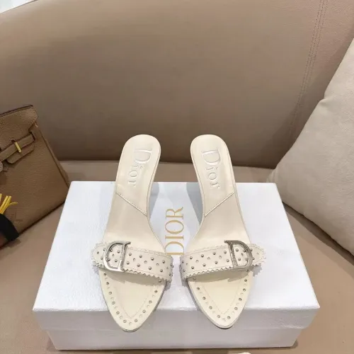 Replica Christian Dior Slippers For Women #1453851 $102.00 USD for Wholesale