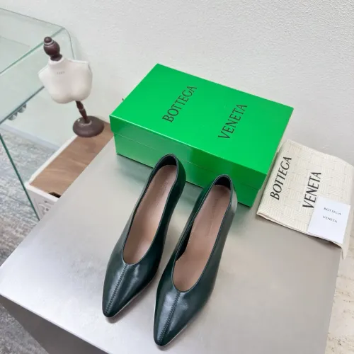 Replica Bottega Veneta BV High-heeled Shoes For Women #1453857 $128.00 USD for Wholesale