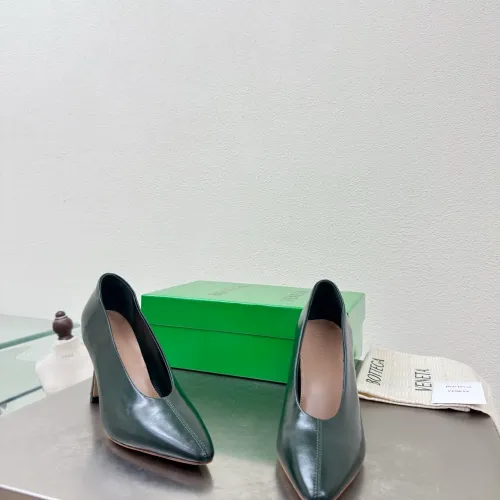 Replica Bottega Veneta BV High-heeled Shoes For Women #1453857 $128.00 USD for Wholesale
