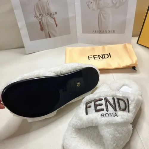 Replica Fendi Slippers For Women #1453860 $85.00 USD for Wholesale