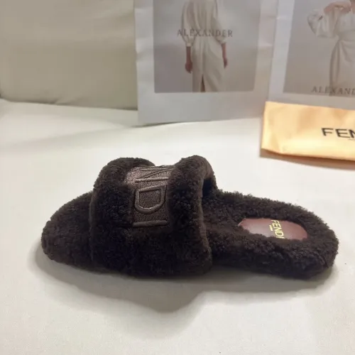 Replica Fendi Slippers For Women #1453866 $80.00 USD for Wholesale
