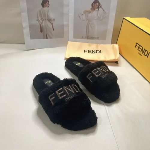 Replica Fendi Slippers For Women #1453868 $80.00 USD for Wholesale