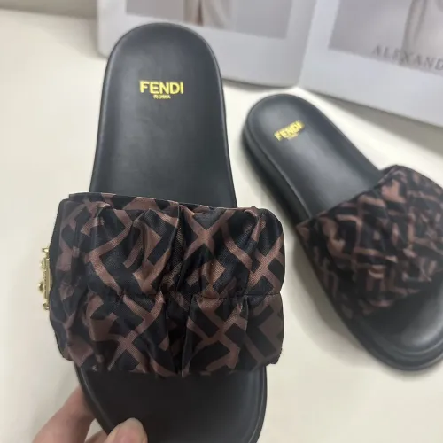 Replica Fendi Slippers For Women #1453869 $76.00 USD for Wholesale