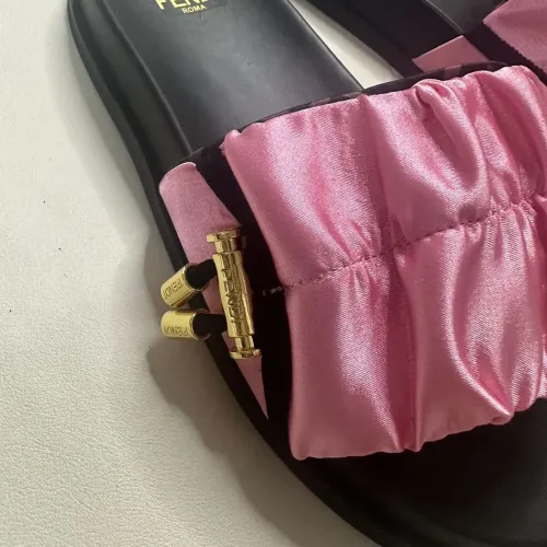 Replica Fendi Slippers For Women #1453870 $76.00 USD for Wholesale