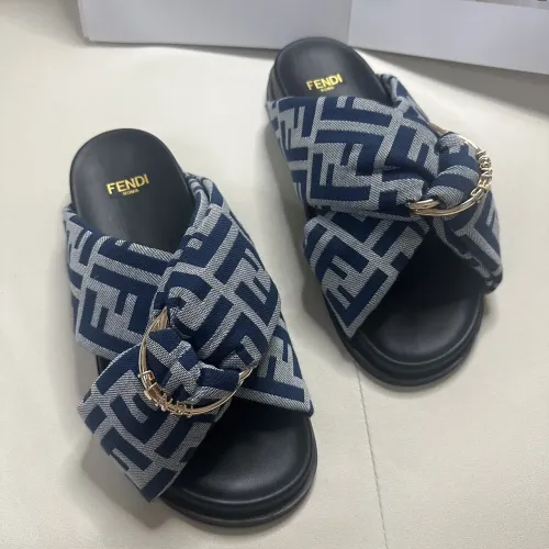 Replica Fendi Slippers For Men #1453875 $76.00 USD for Wholesale