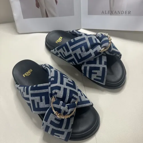 Replica Fendi Slippers For Men #1453875 $76.00 USD for Wholesale