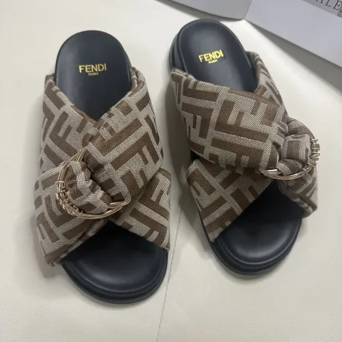 Replica Fendi Slippers For Men #1453877 $76.00 USD for Wholesale