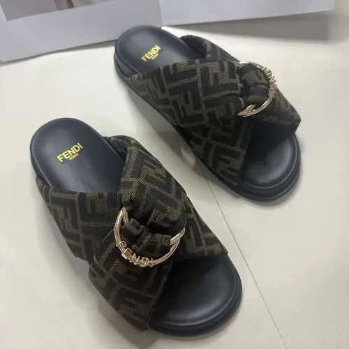 Replica Fendi Slippers For Men #1453879 $76.00 USD for Wholesale