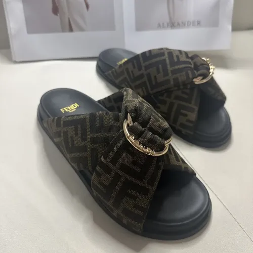 Replica Fendi Slippers For Men #1453879 $76.00 USD for Wholesale