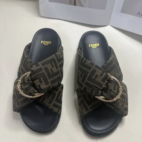 Replica Fendi Slippers For Men #1453879 $76.00 USD for Wholesale