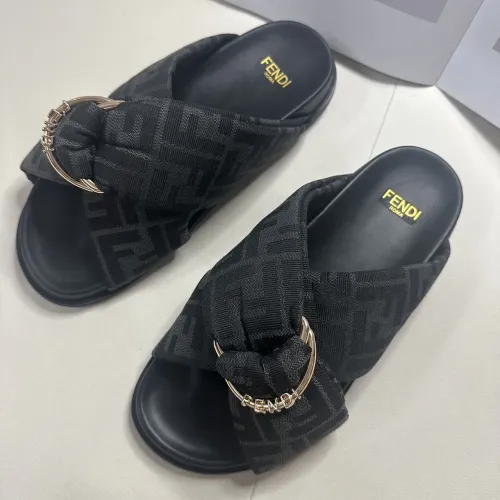 Replica Fendi Slippers For Men #1453881 $76.00 USD for Wholesale