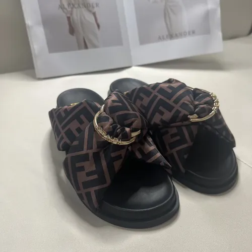 Replica Fendi Slippers For Men #1453883 $76.00 USD for Wholesale