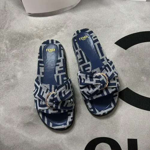 Wholesale Fendi Slippers For Men #1453891 $80.00 USD, Wholesale Quality Replica Fendi Slippers
