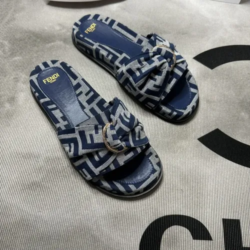 Replica Fendi Slippers For Men #1453891 $80.00 USD for Wholesale