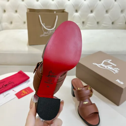 Replica Christian Louboutin CL Slippers For Women #1453904 $100.00 USD for Wholesale