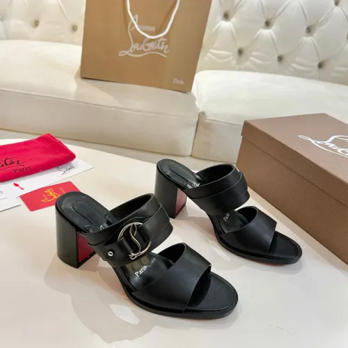 Replica Christian Louboutin CL Slippers For Women #1453905 $100.00 USD for Wholesale