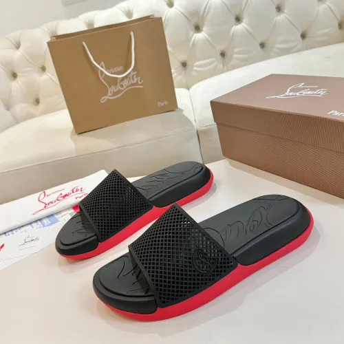 Wholesale Christian Louboutin CL Slippers For Men #1453908 $76.00 USD, Wholesale Quality Replica Christian Louboutin CL Slippers
