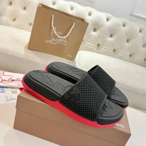 Replica Christian Louboutin CL Slippers For Men #1453908 $76.00 USD for Wholesale