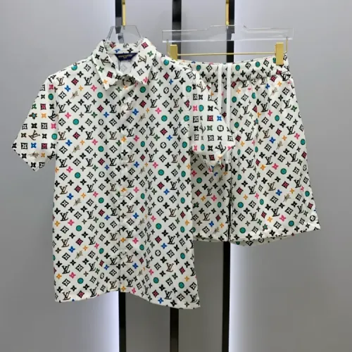 Wholesale Louis Vuitton LV Tracksuits Short Sleeved For Men #1454082 $52.00 USD, Wholesale Quality Replica Louis Vuitton LV Tracksuits